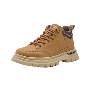 Semir男鞋马丁靴2025秋冬季新款男士厚底百搭中帮户外工装登山鞋