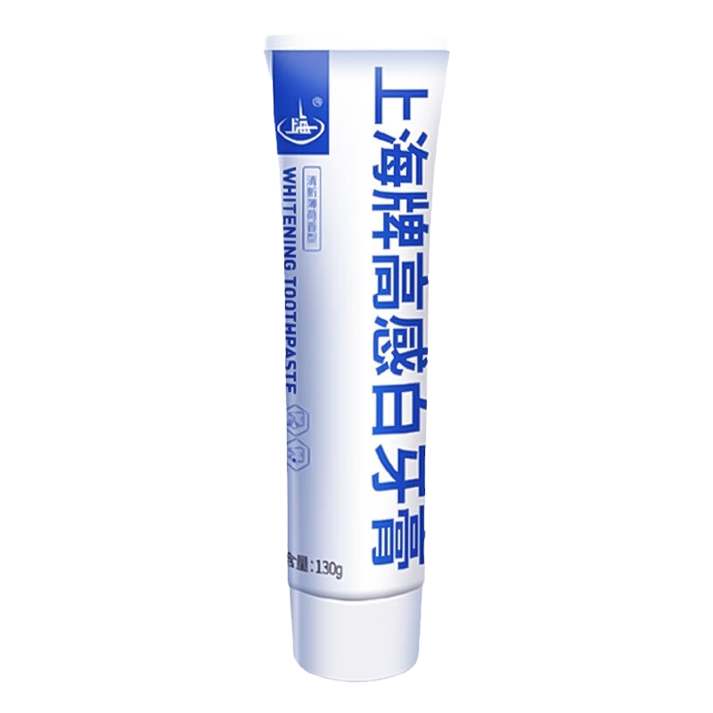 上海白玉高感白牙膏蜜桃薄荷味