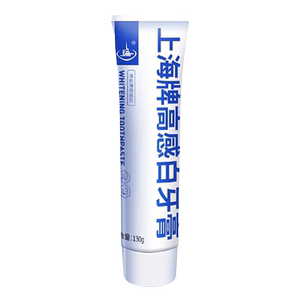 上海白玉高感白牙膏蜜桃薄荷味