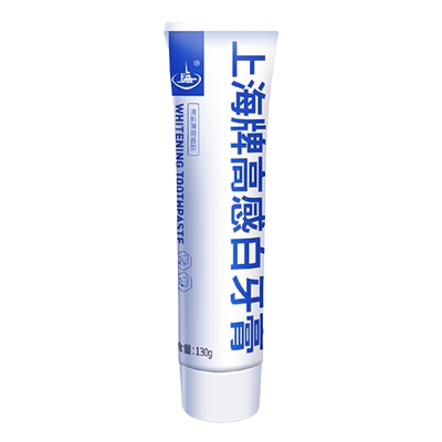 上海白玉高感白牙膏蜜桃薄荷味