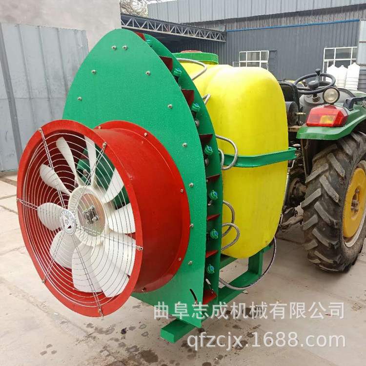 500升风送打药机果园果树三轮农用喷雾机三轮车悬挂杀虫喷雾器