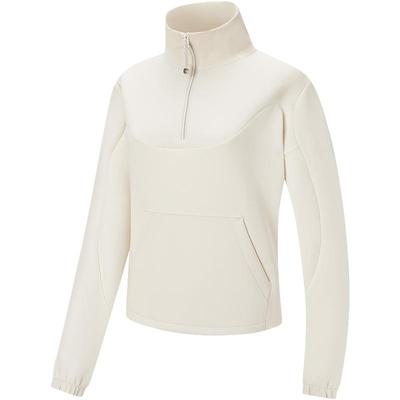 特步圆领套头卫衣女士