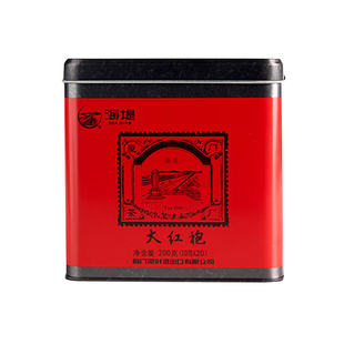 厦门海堤牌茶叶大红袍 XT5932 200克内置20泡中火浓香型