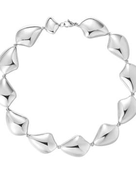 SSV贝系列金属贝壳短项链CHOCKER轻奢小众高级感锁骨链夸张个性