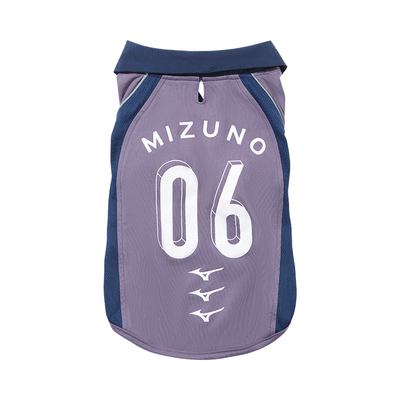 美津浓新款复古足球风V领宠物服