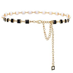 女士腰链配连衣裙子收腰夏季装饰细腰带链条百搭2025新款ins风潮