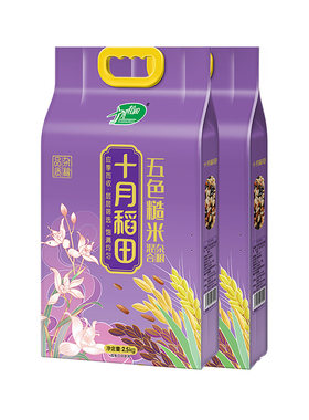 十月稻田五色糙米2.5kg