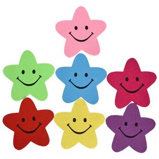 笑脸五角星手拿道具幼儿园舞蹈演出运动会开幕式入场创意手持星星