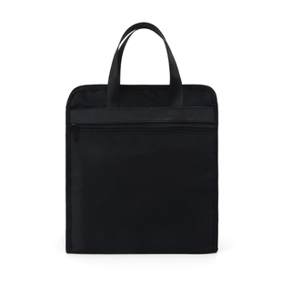 手提电脑包男女商务通勤简约A4文件包大容量牛津布公文包定制logo