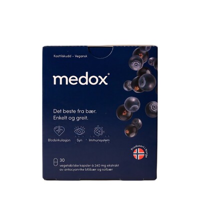 medox越橘花青素胶囊蓝莓片护