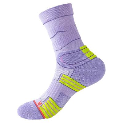 专业运动袜子女毛巾底