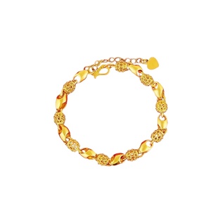 奥特莱斯折扣清仓捡漏玲珑沙金手链女转运珠手链送女友爱人礼物