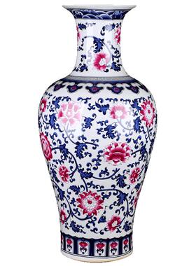 景德镇仿古青花斗彩中式风陶瓷器