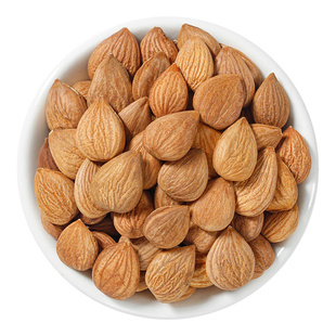 2025新货杏仁100/g250/500克中药材苦杏仁官方旗舰店北生杏仁去皮