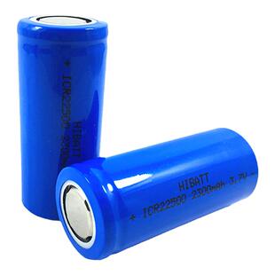 22500锂电池尖头平头可充电3.7V手电筒电池代替3节AAA 1.5V干电池