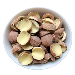 花之莲半边红莲子新货大片500g开边去芯无芯红皮无硫湘潭莲子干货