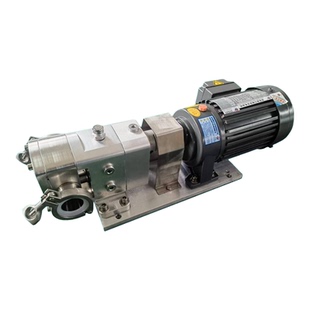 不锈钢转子泵食品级高粘度蜂蜜糖浆面糊酱料胶水输送泵灌装泵