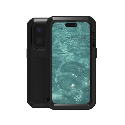 苹果军事防摔壳双面全包金属硅胶