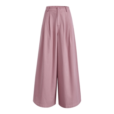 阔色多色高腰阔腿裤裙裤