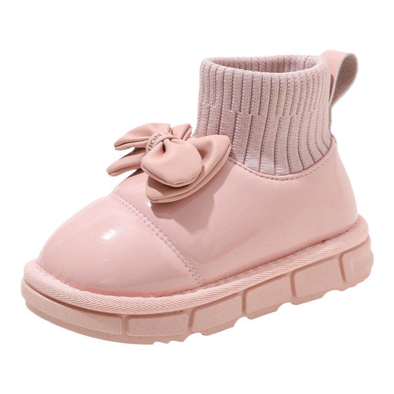 abckids女童冬季保暖雪地靴正品
