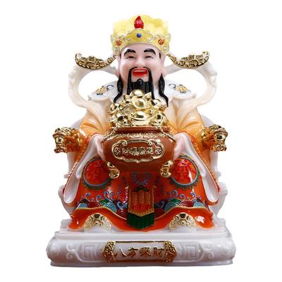 文财神爷摆件居家用供奉彩绘招财