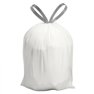 36升大型垃圾桶用加大免撕特厚手提垃圾袋家用厨房抽绳塑料袋宽口