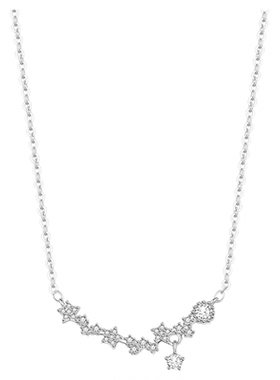 999纯银超闪星星项链女轻奢百搭