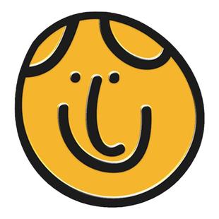 海洛迪六一儿童节创意色彩笑脸表情胸针书包装饰徽章美术生日礼物