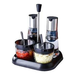 醋瓶饭店用高档玻璃辣椒油罐商用面馆生抽酱油调味盐罐调料瓶餐厅