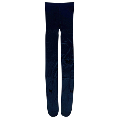 甜美性感蝴蝶植绒美腿连裤薄款袜