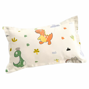 定做纯棉枕套儿童宝宝婴儿枕头套48x74单只卡通抱枕套30x50枕芯套