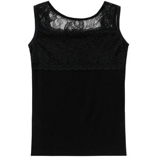 美背打底背心女内穿黑白色蕾丝夏装内搭外穿性感无袖内衣吊带衫潮