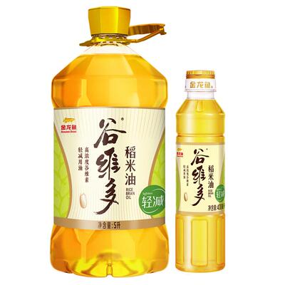 金龙鱼谷维多轻减稻米油5.4L