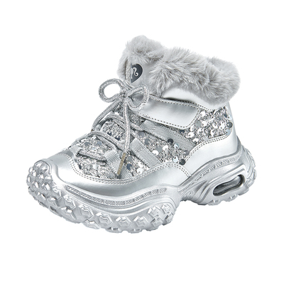 芭比童鞋女童棉鞋2025新款冬季女