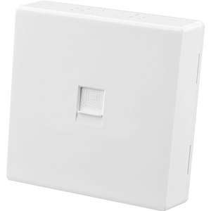 国际电工明装开关插座明线面板 家用网络插座单电脑网线 电脑插座