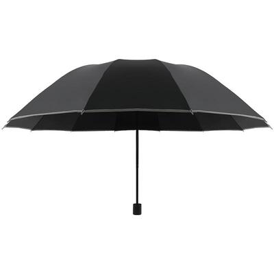 宝迪妮黑胶加大加厚抗风暴晴雨伞