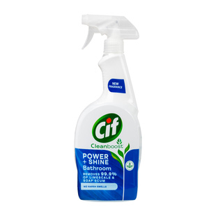 Cif晶杰水垢清洁剂喷雾淋浴房浴室玻璃水龙头马桶清洁去污清洗剂