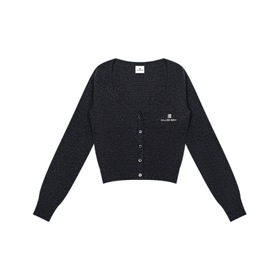 CalledBack针织开衫女外套上衣