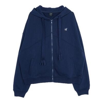 A21女装针织连帽卫衣女士秋季