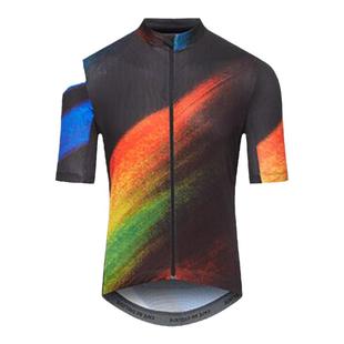 CDC男士短袖骑行服透气气动剪裁法国小飞鱼AgnesB Collaboration