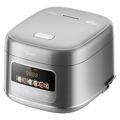 美的316L不锈钢0涂层电饭煲