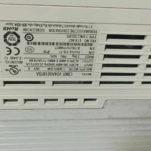 询价-安川变频器，V1000. VB4A0018FBA. 7.5/-可维修