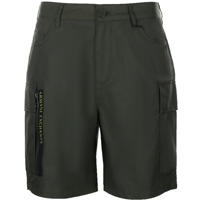 阿玛尼扣子短裤男士21年春季新款