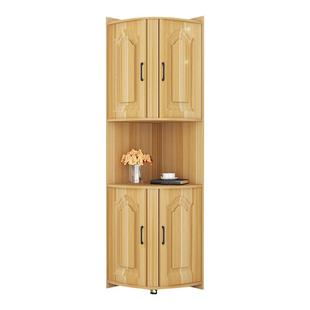 转角柜置物架客厅墙角储物柜三角形卧室角落边角柜置物柜衣柜边柜