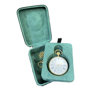 便携式怀表收纳盒旅行表盒真皮怀表包手表盒子名表存储盒抗震防压