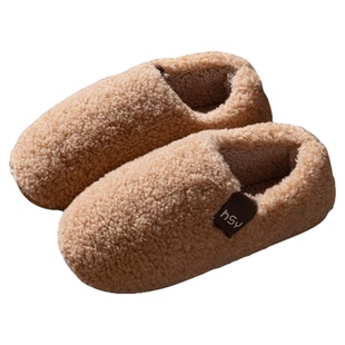 女款冬季包跟棉拖鞋2025新款家居静音保暖防滑高级感地板棉鞋男士