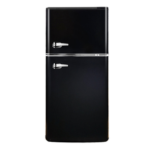 惠康131L冷藏冷冻双用冰箱小型彩色家用节能两门一级能效时尚静音