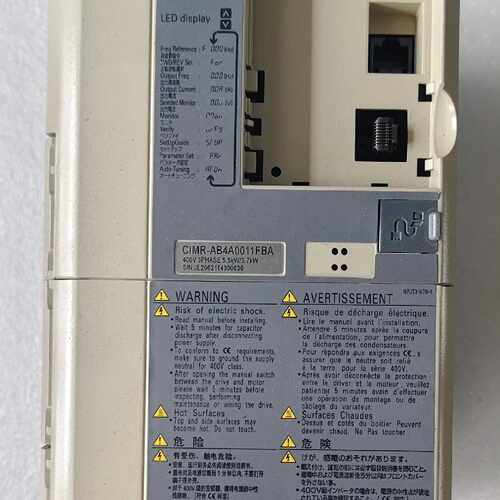 溢价-安川变频器A1000 CIMR-AB4A0011FBA 5.