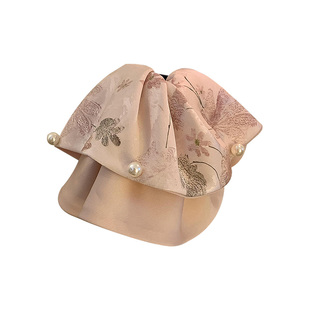 粉色氛围！超柔美新中式抓夹简约发抓高级发夹气质韩国发饰头饰