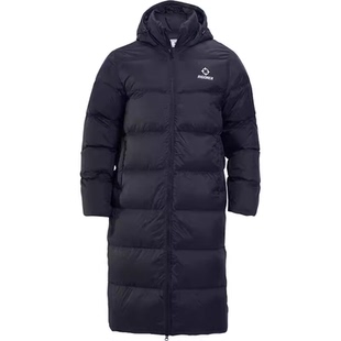 准者长款羽绒服男款冬季保暖防风连帽加厚运动训练外套女2025新款